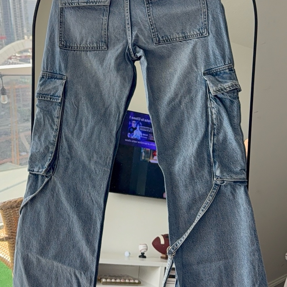 Zara Women's Blue Denim Overalls - Picture 7 of 10